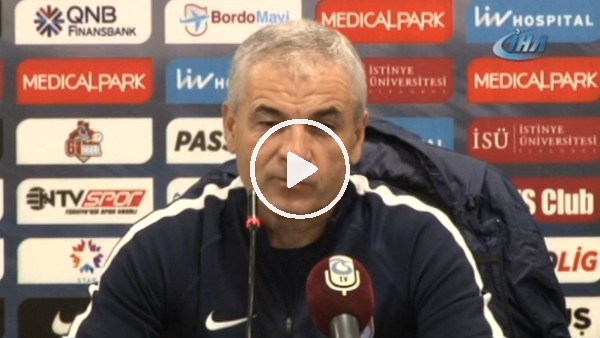 Rıza Çalımbay: "Trabzonspor'un büyük bir başarıya ihtiyacı var"