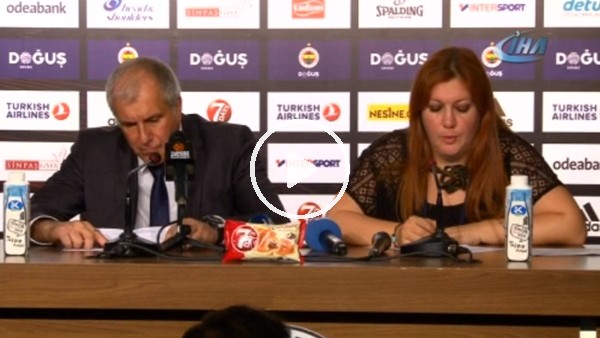 Zeljko Obradovic: "Hakem kararlarından dolayı bir maç kaybettik"