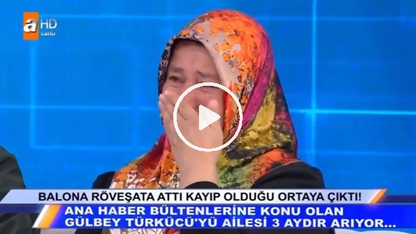 Balona röveşata atan gencin annesi, Müge Anlı'ya çıktı
