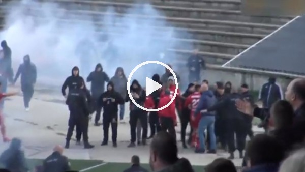 Bulgaristan'da olaylı derbi!