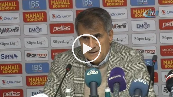 Şenol Güneş'in Göztepe maçı sonrası açıklamaları
