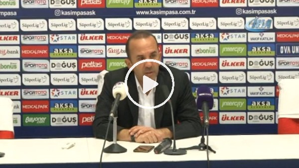 Mehmet Özdilek: "Son dakikada yediğimiz gol puansız dönmemize neden oldu"