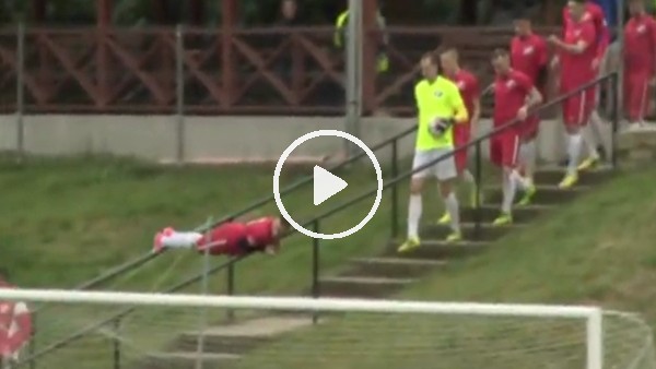 Sahaya sıradışı geldi