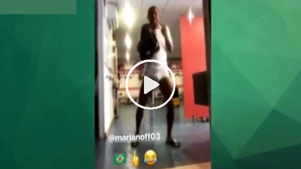 Galatasaraylı Mariano'nun olay yaratan görüntüsü