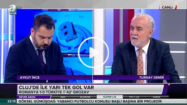 Turgay Demir'den Lucescu'ya kadro eleştirisi