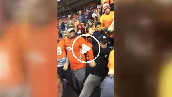 Tribünde beklenmedik kavga!
