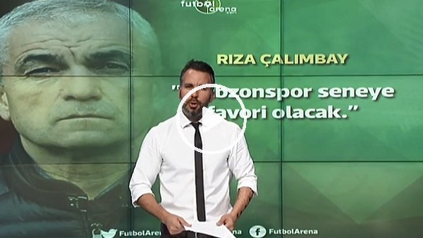 Rıza Çalımbay: "Trabzonspor seneye favori olacak"