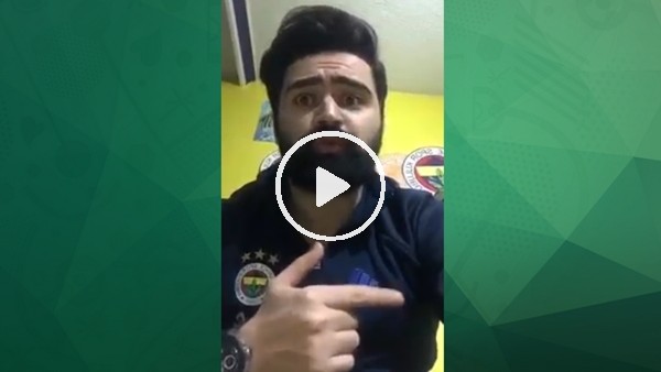 Fenerbahçeli taraftardan Aykut Kocaman taklidi