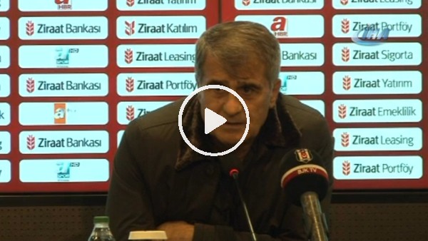 Şenol Güneş: "Oyun ciddiyetini bırakmadan oynadık"