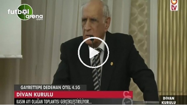 Galatasaray Divan Kurulu'nda Feghouli için olay sözler