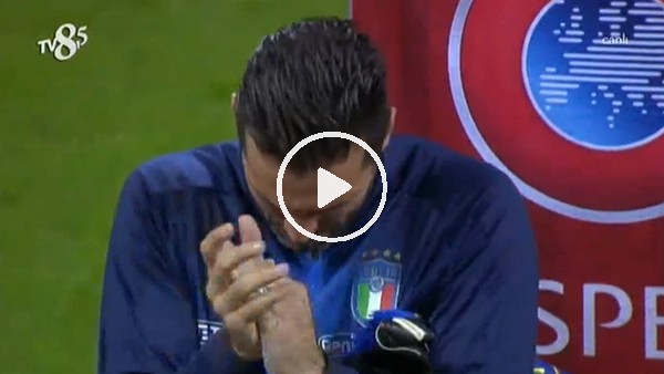 İsveç Milli Marşı ıslıklanınca Buffon tepkisini böyle göstedi