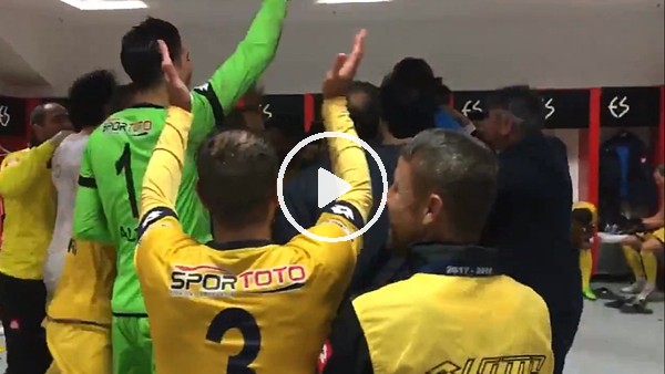 Ankaragücü soyunma odasında büyük coşku