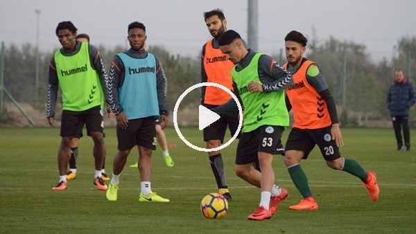 Atiker Konyaspor taktik çalıştı