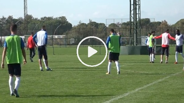 Trabzonspor antrenmanında kavga!