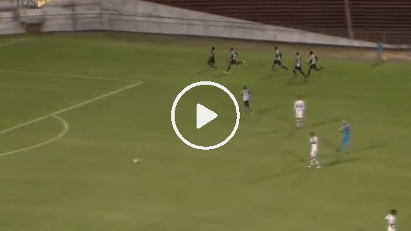 Santos'lu Diogo Vitor hayatının golünü attı!