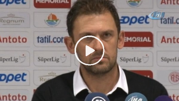 Popovic: "Antalyaspor Eto'o'nun kalitesiyle galip geldi"