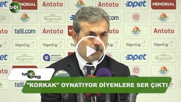 Aykut Kocaman "Korkak" oynatıyor diyenlere sert çıktı