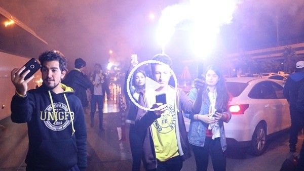 Fenerbahçe'ye Antalya'da coşkulu karşılama