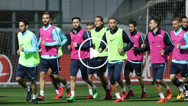 A Milli Takım, Romanya maçının hazırlıklarını tamamladı