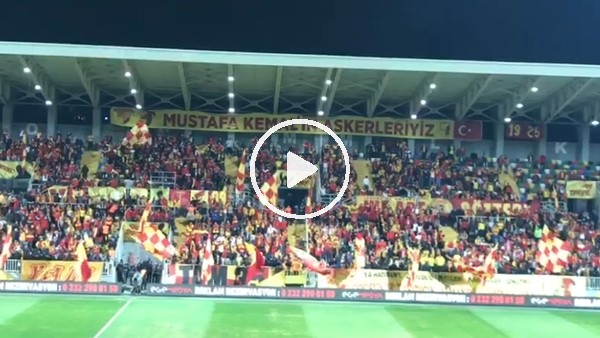 Beşiktaş maçı öncesi Göztepe tribünleri