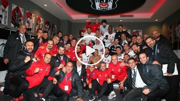 Beşiktaş soyunma odasında büyük coşku!