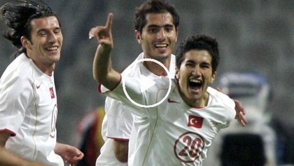 Nuri Şahin'in milli formayla attığı ilk gol