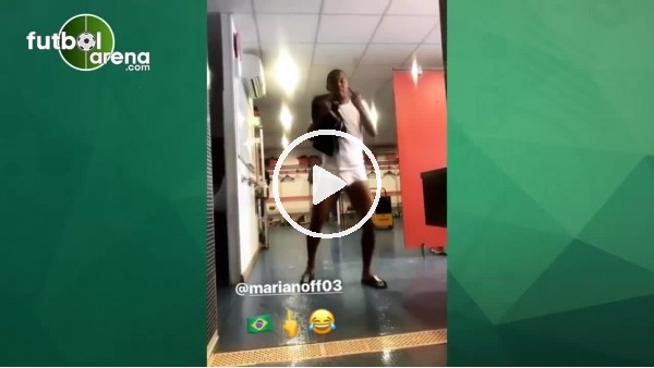 Galatasaraylı Mariano'nun olay yaratan görüntüsü