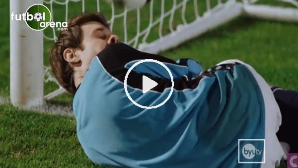 Penaltıları suratıyla kurtaran kaleci kanlar içinde kaldı