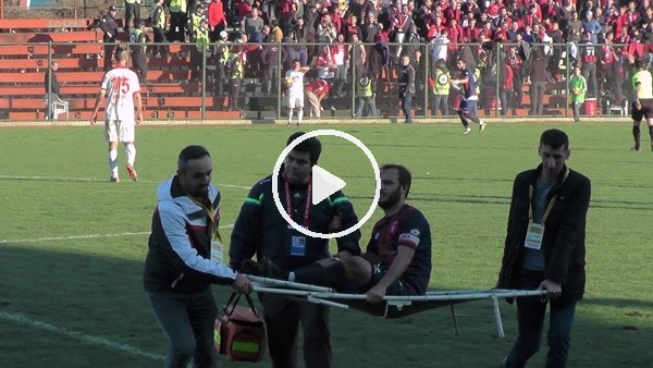 Amatör maçta kavga