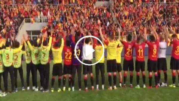 Göztepe galibiyeti böyle kutladı