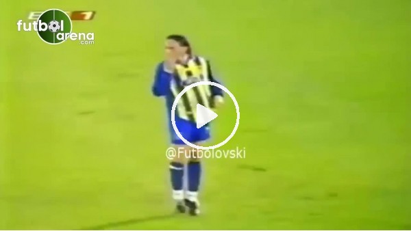 Tuncay Şanlı'nın Fenerbahçe formasıyla Avrupa'daki ilk golü