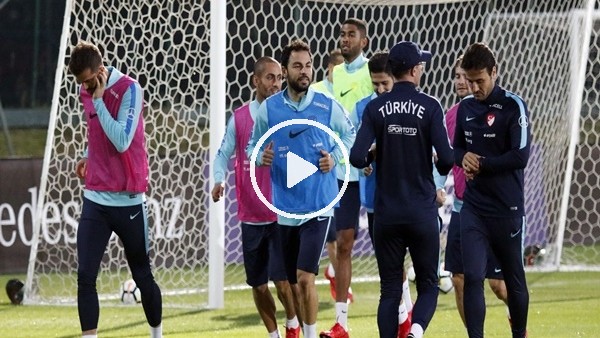 A Milli Takım, Arnavutluk maçı hazırlıklarını sürdürdü