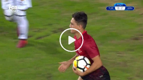 Cengiz Ünder'in Arnavutluk'a attığı gol