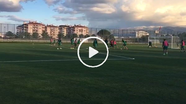 Bursasporda Karabükspor maçı hazırlıkları