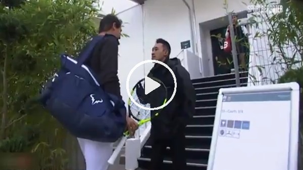 Güvenlik görevlisi, Nadal'ı tanımadı