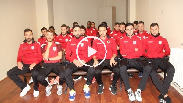 Samsunsporlu futbolculardan toplu halde açıklama
