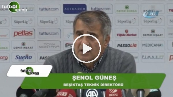 Şenol Güneş: "Lider olmamız gerekiyordu"