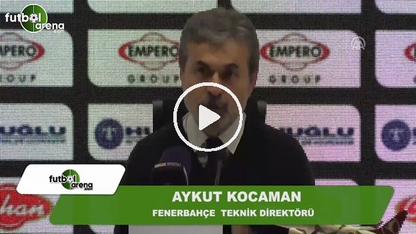 Aykut Kocaman: "Hakemler geçen hafta 3 oyuncumuzu temizledi"