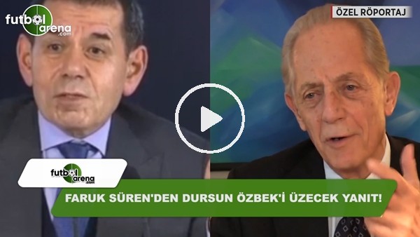 Faruk Süren'den Özbek'i üzecek yanıt! 