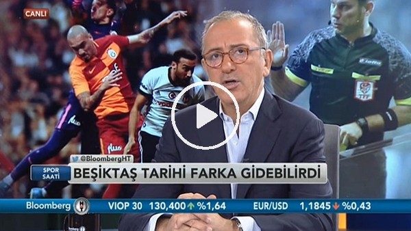 Fatih Altaylı: "Böyle rezil Galatasaray beklemiyordum"