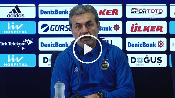 Aykut Kocaman'ın Kasımpaşa maçı sonrası açıklamaları