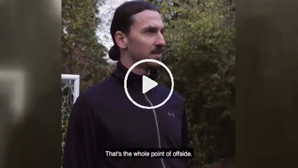 Zlatan ofsayt tartışmasına girerse!