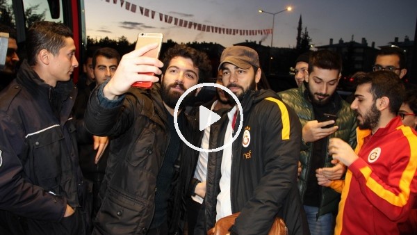 Galatasaray kafilesi Sivas'a geldi