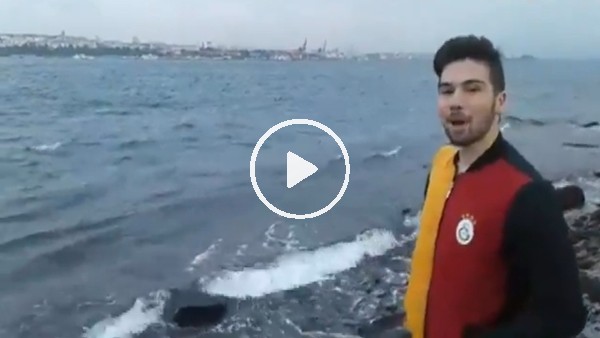 "Fatih Terim gelirse denize atlarım" diyen taraftar sözünü tuttu!