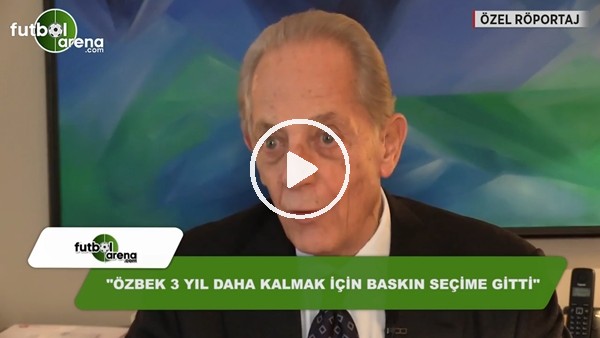Faruk Süren: "Dursun Özbek, 3 yıl daha kalmak için baskın seçime gitti"