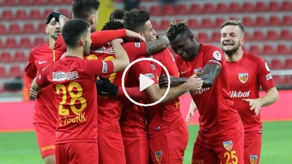 Kayserispor 3-1 Antalyaspor (Maç özeti ve golleri)