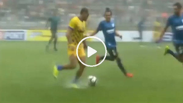 Denilson yağmura meydan okudu!