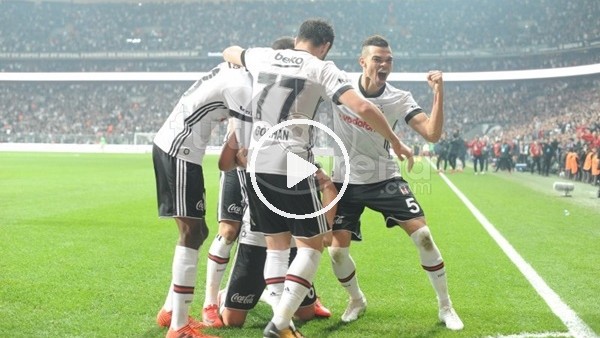 Beşiktaş - Galatasaray maçında kareler