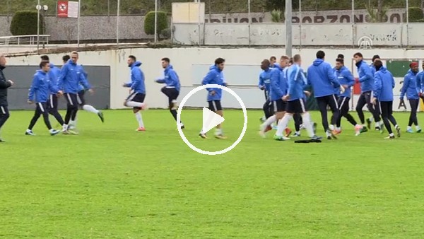 Trabzonspor, Kardemir Karabükspor maçının hazırlıklarını sürdürdü