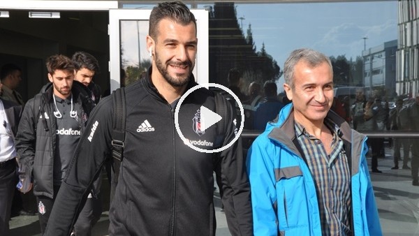 Beşiktaş kupa maçı için İzmir'e geldi